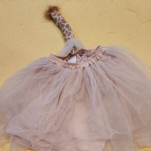 Pottery Barn kids Girls Giraffe Tail Tulle Glittery Skirt